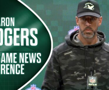 Aaron Rodgers says game was 'below my standard,' also suffers sprained ankle in Jets loss | SNY