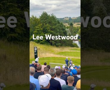 Lee Westwood missing the 17th green at JCB #leewestwood #JCB #golf #livgolf #golfswing #fyp #foryou