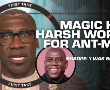 Magic Johnson was HIGHLY AGITATED by Ant-Man's MJ comments 👀 - Shannon Sharpe | First Take