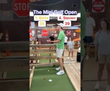 Hole 16, Semi-Finals Match | 1. Bella vs 4. Steven #minigolf