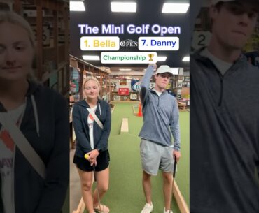Hole 1, Championship Match Mini Golf Open | 1. Bella vs 7. Danny #minigolf