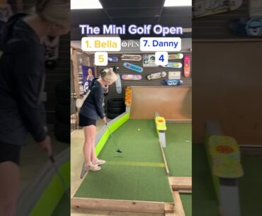 Hole 3, Championship Match Mini Golf Open | 1. Bella vs 7. Danny #minigolf