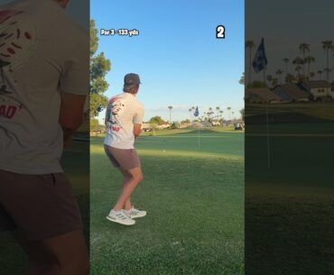 Hole 7 Of BREAKING 90 WITH ONE GOLF CLUB!!