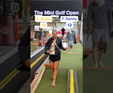 Hole 7, Championship Match Mini Golf Open | 1. Bella vs 7. Danny #minigolf