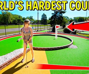Mind-Blowing INSANE Mini Golf Course! - It's HUGE!