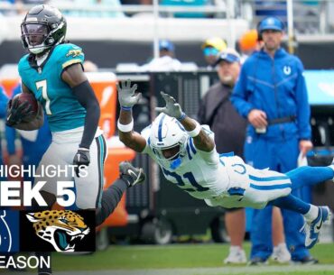 Indianapolis Colts vs. Jacksonville Jaguars | 2024 Week 5 Game Highlights