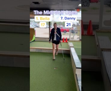 Hole 9, Championship Match Mini Golf Open | 1. Bella vs 7. Danny #minigolf