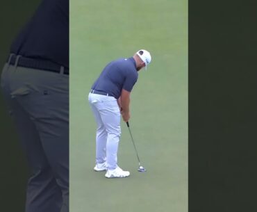 Never judge a putt by Tyrrell’s reaction 😂 #livgolf #shorts