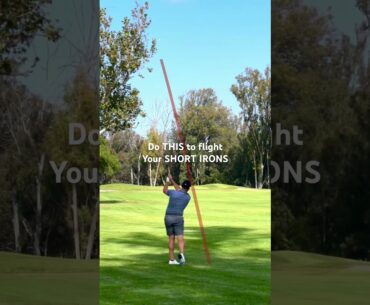 Do THIS to flight your SHORT IRONS #short #shorts #golfhole #shortpants #golf #shortshorts #golfer