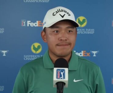 Kevin Yu Saturday Flash Interview 2024 Sanderson Farms Championship