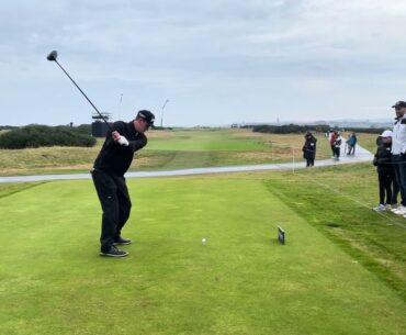 Andrew Putnam Driver Swing Down the Line 2024 Dunhill St Andrews Hole 13