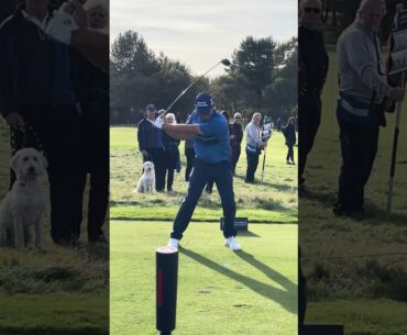 Padraig Harrington 3 Wood Tee Shot 9th Carnoustie 2024