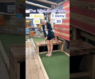 Hole 15, Championship Match Mini Golf Open | 1. Bella vs 7. Danny #minigolf