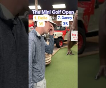 Hole 17, Championship Match Mini Golf Open | 1. Bella vs 7. Danny #minigolf