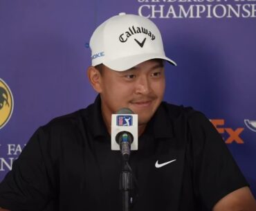 Kevin Yu Mandarin Winner Press Conference 2024 Sanderson Farms Championship