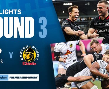 Saracens v Exeter - HIGHLIGHTS | Ben Earl Stars with Two Scores! | Gallagher Premiership 2024/25
