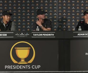 International Team Thursday Flash Interview 2024 Presidents Cup · Fourball