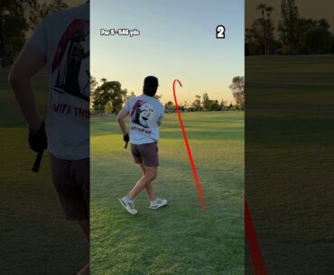 Hole 9 Of BREAKING 90 WITH ONE GOLF CLUB!!