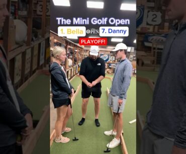 PLAYOFF, Championship Match Mini Golf Open | 1. Bella vs 7. Danny #minigolf