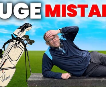 MY BIG MISTAKE WITH THESE NEW GOLF CLUBS