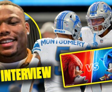 David Montgomery reveals nickname for him and Jahmyr Gibbs & who's the NFL's BIGGEST trash talker