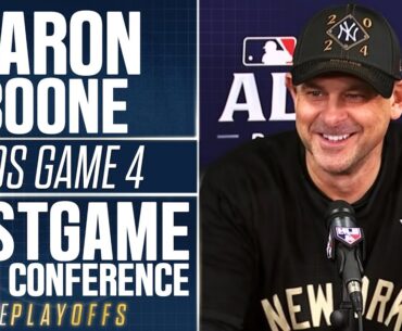 Aaron Boone on Yankees advancing to ALCS after defeating Royals in Game 4 of division series | SNY