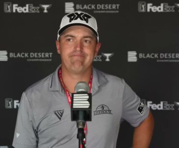 Justin Lower Thursday Flash Interview 2024 Black Desert Championship