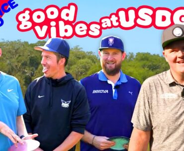 Nate Doss joins BigSexyBarri at USDGC! | 2024 US Disc Golf Championship | Jomez Practice Round