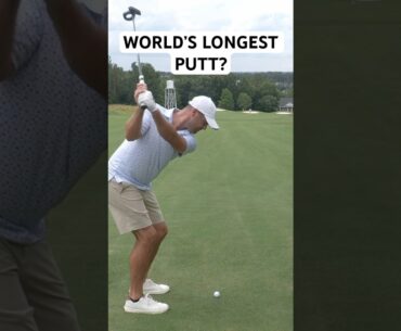 World’s Longest Putt Made?? #golf