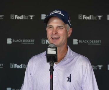 Kevin Streelman Thursday Flash Interview 2024 Black Desert Championship
