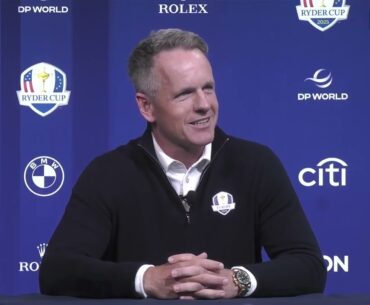Ryder Cup 2025 Bethpage Year to Go Captain s News Conference Luke Donald Keegan Bradley