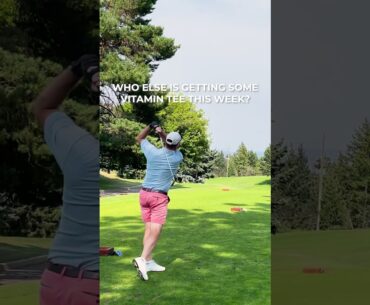 Who else is ready for some Vitamin Tee | #explorekelowna #golf #golfkelowna