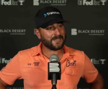 Stephan Jaeger Friday Flash Interview 2024 Black Desert Championship