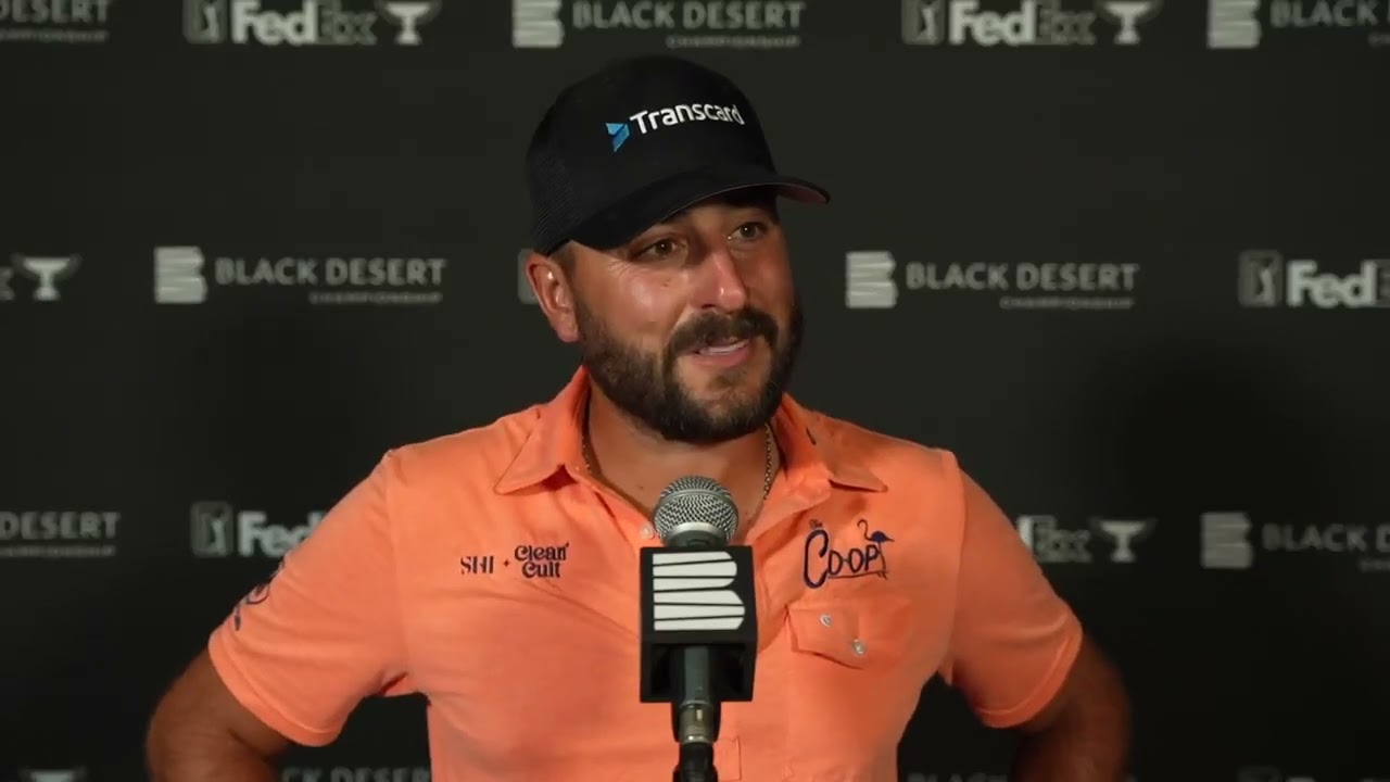 Stephan Jaeger Friday Flash Interview 2024 Black Desert Championship Stephan Jaeger Friday Flash Interview 2024 Black Desert Championship