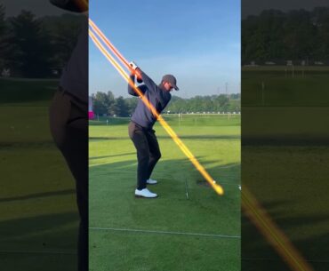 Power Hitter Adam Scott Amazing Swing Motion & Face On Slow Motion 2024