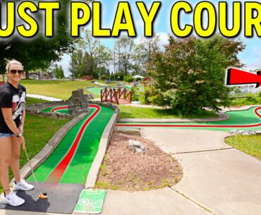 The LONGEST Mini Golf Course We've Ever Played! - It's INCREDIBLE!