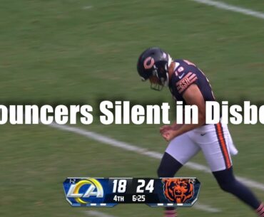 The Bears Punter Just Broke the Announcers