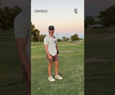 Hole 12 Of BREAKING 90 WITH ONE GOLF CLUB!!