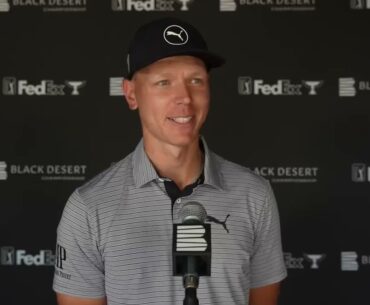 Matti Schmid Sunday Flash Interview 2024 Black Desert Championship