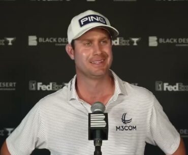 Harris English Saturday Flash Interview 2024 Black Desert Championship