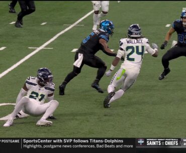 Montgomery is tackle-breaking machine on 40-yard pickup