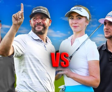 Michal Block & sons in a 2v2 Match with Grace Charis