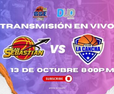 Baloncesto de Moca EN VIVO -  Club San Sebastián VS Club La Cancha  | BSE 🏀 2024