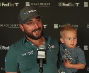 Stephan Jaeger Sunday Flash Interview 2024 Black Desert Championship