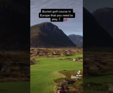 Best golf course in the world? 🇳🇴