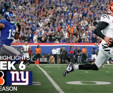 Cincinnati Bengals vs. New York Giants Game Highlights | NFL 2024 Season Week 6