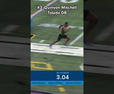 Top 5 Fastest 40-Yard Dash Times At 2024 NFL Combine ⚡️ 💨