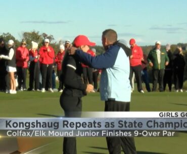 Belle Kongshaug repeats as golf state champion