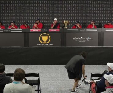 Team USA Sunday Winners Press Conference 2024 Presidents Cup