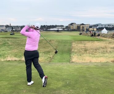 Slow Motion Marcus Armitage (The Bullet/Crazy Man) Golf Swing Driver October 2024 St Andrews 16th